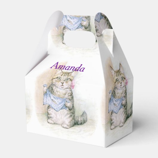 Beatrix Potter Custom Birthday, Easter Gift Box Bedankdoosjes (Voorkant Zijde)