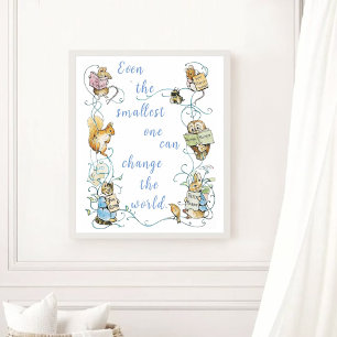 Beatrix Potter De kleinste kan de wereld verandere Poster