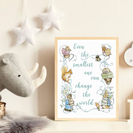Beatrix Potter De kleinste kan de wereld verandere Poster