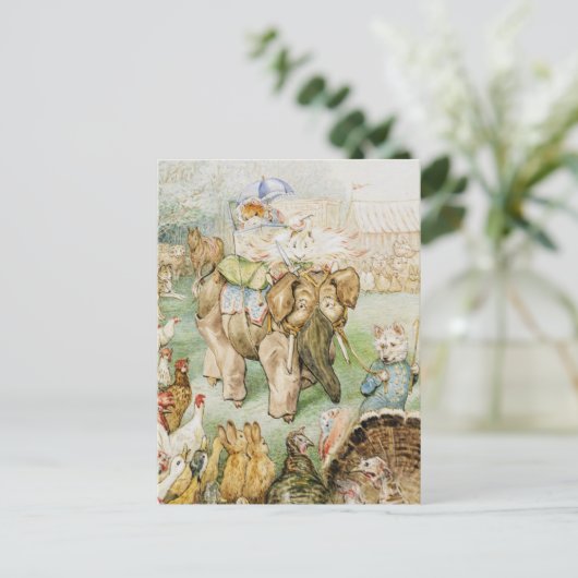 Beatrix Potter De Sprookjeskaravaan Briefkaart (Staand voorkant)