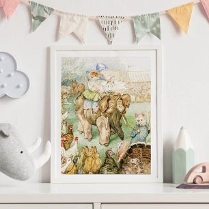 Beatrix Potter De Sprookjeskaravaan Kwekerij Print