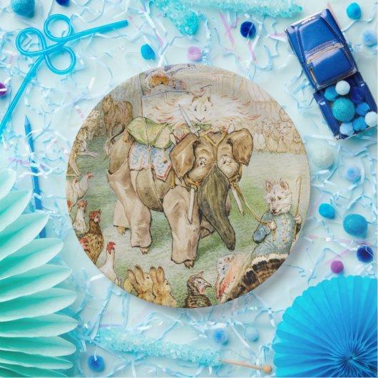 Beatrix Potter De Sprookjeskaravaan Papieren Bordje (Feest)