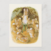 Beatrix Potter Frolicking Bunnies Briefkaart (Voorkant)