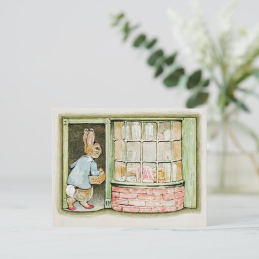 Beatrix Potter gaat naar de markt Briefkaart (Staand voorkant)