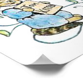 Beatrix Potter Geboorte Stats Kwekerij Art Poster (Hoek)