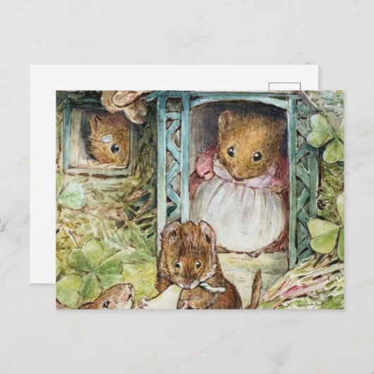 Beatrix Potter Gember en augurken Briefkaart (Voorkant / Achterkant)