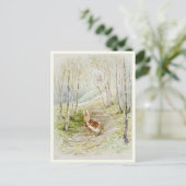 Beatrix Potter Het verhaal van Benjamin Bunny Briefkaart (Staand voorkant)