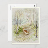Beatrix Potter Het verhaal van Benjamin Bunny Briefkaart (Voorkant / Achterkant)