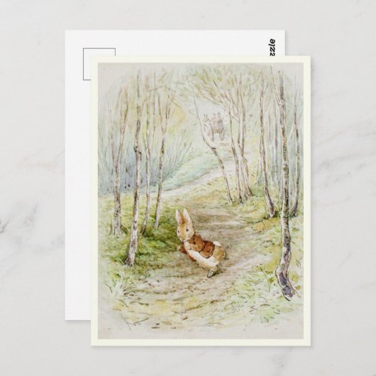 Beatrix Potter Het verhaal van Benjamin Bunny Briefkaart (Voorkant / Achterkant)