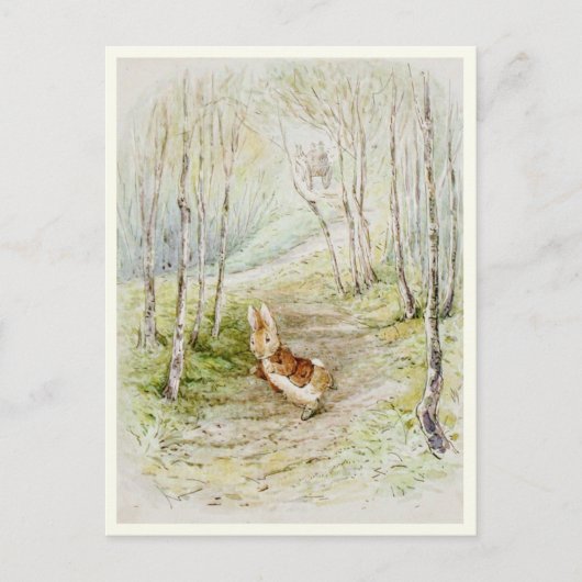 Beatrix Potter Het verhaal van Benjamin Bunny Briefkaart (Voorkant)