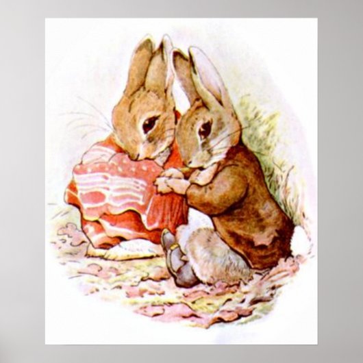 Beatrix Potter Het verhaal van Benjamin Bunny Pete Poster (Voorkant)