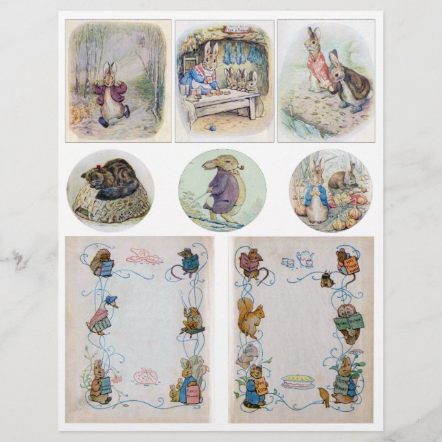 Beatrix Potter Illustraties Deel 1 (Voorkant)