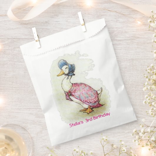 Beatrix Potter, Jemima Puddle Duck, Bedankzakje (Geknipt)