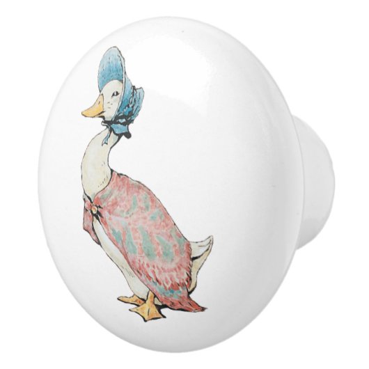 Beatrix Potter Jemima Puddle Duck  Keramische Knop (Rechts)