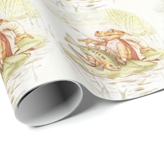 Beatrix Potter Jeremy Fisher Cadeaupapier (Rol Hoek)