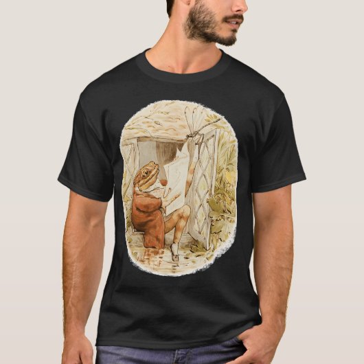 Beatrix Potter - Jeremy Fisher en de vuurvlieg T-shirt (Voorkant)