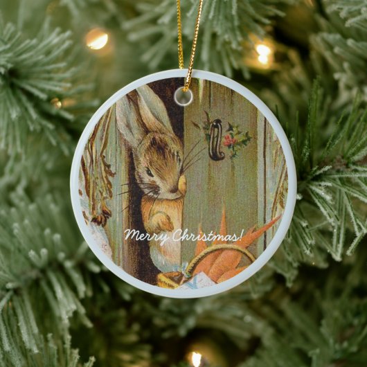 Beatrix Potter Kerstgroeten Keramisch Ornament (Boom)