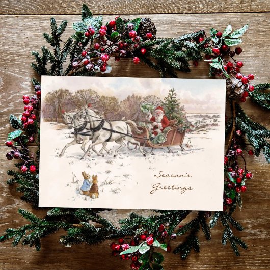  Beatrix Potter Kerstgroeten Vakantie Feestdagen Kaart