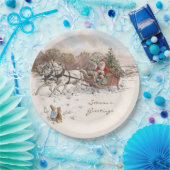  Beatrix Potter Kerstgroeten Vakantie Papieren Bordje (Feest)