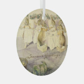 Beatrix Potter Kerstvakantie Glas Ornament (Voorkant Rechts)