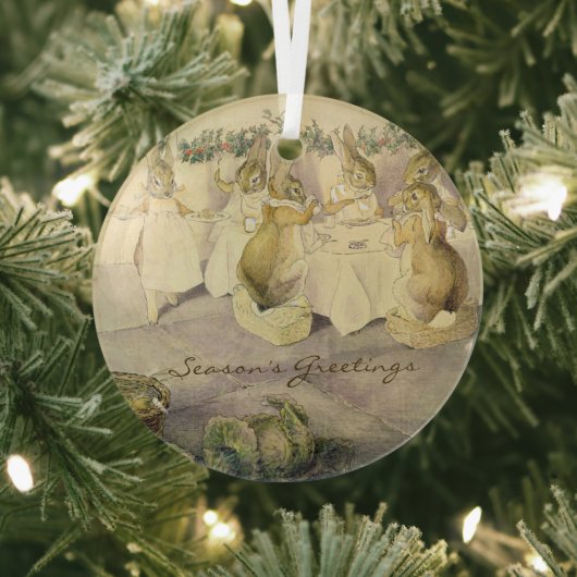 Beatrix Potter Kerstvakantie Glas Ornament (Insitu)