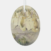 Beatrix Potter Kerstvakantie Glas Ornament (Voorkant links)