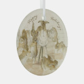  Beatrix Potter Kerstvakantie Glas Ornament (Voorkant Rechts)