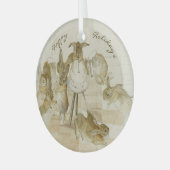  Beatrix Potter Kerstvakantie Glas Ornament (Voorkant links)