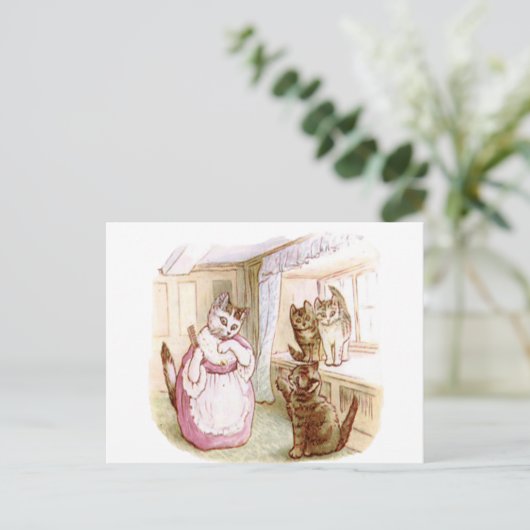 Beatrix Potter, Kinderboeken, Kittens Briefkaart (Staand voorkant)