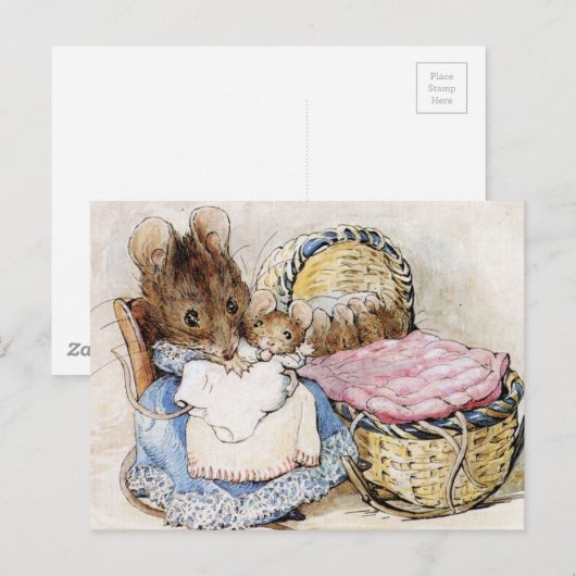 Beatrix Potter, Kinderboeken, Op maat Briefkaart (Voorkant / Achterkant)