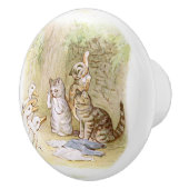 Beatrix Potter, Kitten en Eenden, Keramische Knop (Rechts)