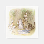 Beatrix Potter, Kittens, Eenden, Aangepast Servetten (Voorkant)