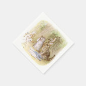 Beatrix Potter, Kittens, Eenden, Aangepast Servetten (Hoek)