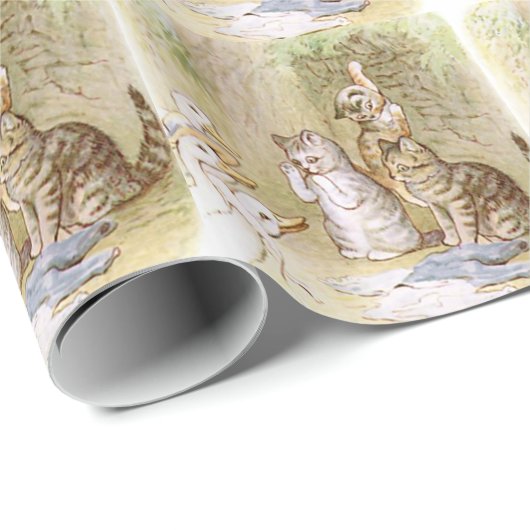 Beatrix Potter Kittens inpakpapier (Rol Hoek)