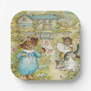 Beatrix Potter Kittens Paper Borden Papieren Bordje