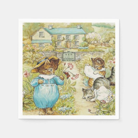 Beatrix Potter Kittens Servet (Voorkant)