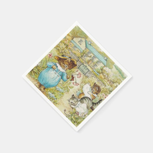 Beatrix Potter Kittens Servet (Hoek)