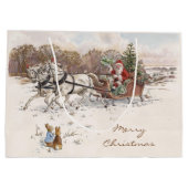 Beatrix Potter Konijn en Kerstmis Groot Cadeauzakje (Achterkant)