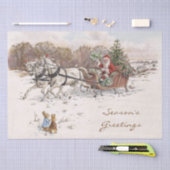  Beatrix Potter Konijn en Kerstmis Tissuepapier (Craft)