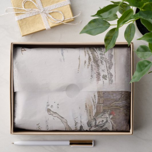  Beatrix Potter Konijn en Kerstmis Tissuepapier (Geschenk)