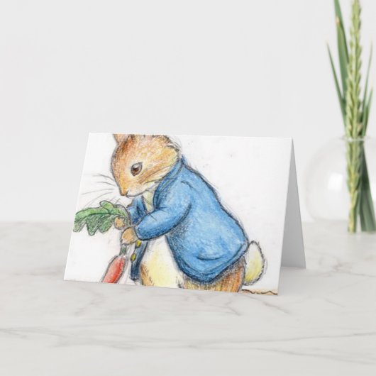 Beatrix Potter Konijnenwortel Kaart (Voorkant)