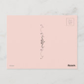 Beatrix Potter, Konijntjes, Frambozen Struik, Voge Briefkaart (Achterkant)