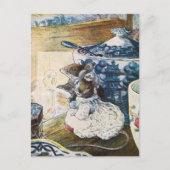 Beatrix Potter Mice Tailor van Gloucester Briefkaart (Voorkant)