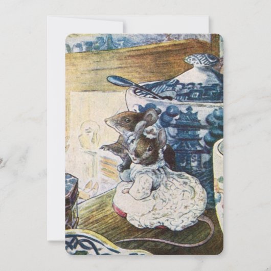  Beatrix Potter Mice Tailor van Gloucester Kaart (Voorkant)