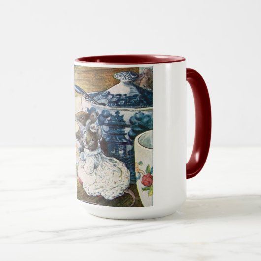 Beatrix Potter Mice Tailor van Gloucester Mok (Voorkant rechts)