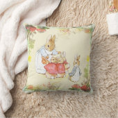 Beatrix Potter, moeder Bunny, Baby shower. Kussen (Deken)
