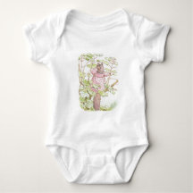 Beatrix Potter Moeder Eekhoorn Roze Jurk Boom 