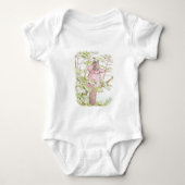 Beatrix Potter Moeder Eekhoorn Roze Jurk Boom Romper (Voorkant)