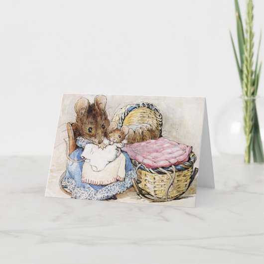 Beatrix Potter, Moeder en Baby, Douane Kaart (Voorkant)