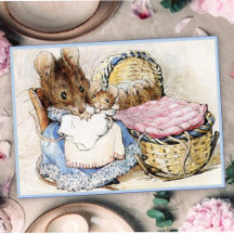 Beatrix Potter Moeder en Baby Muizen